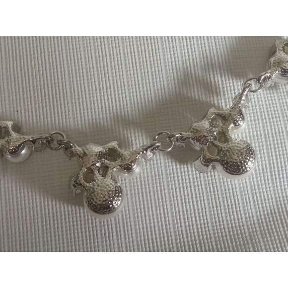 Paparazzi Toast to Perfection Rhinestone Encrusted & Faux Pearl Cluster Necklace - Picture 5 of 11